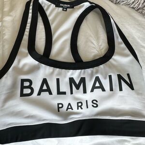 Balmain sports bra
White Lycra Sports Bra